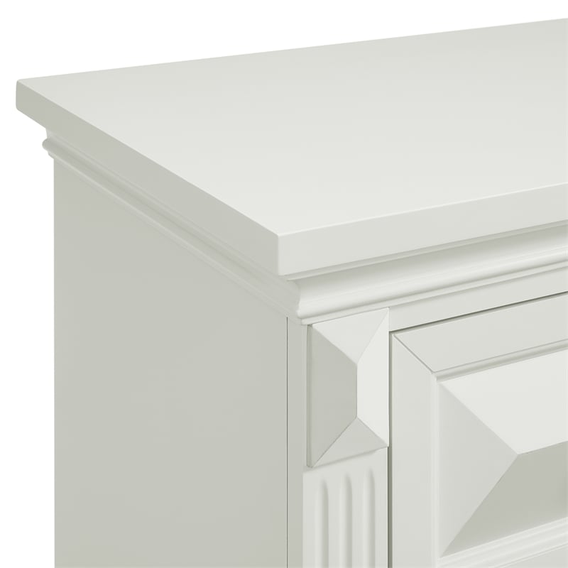Picket House Furnishings Sumner King Panel 5PC Bedroom Set in Antique White