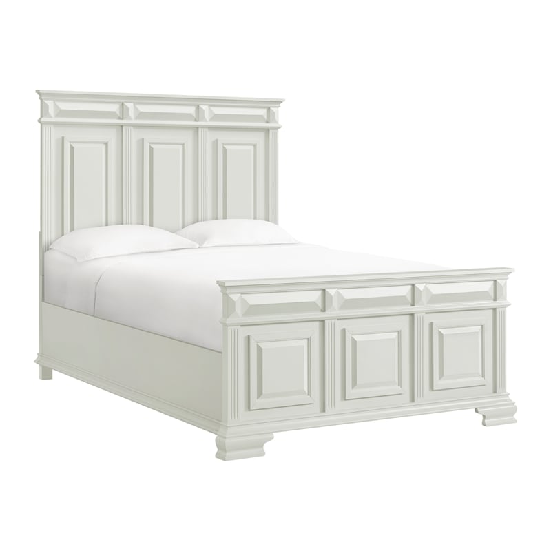 Picket House Furnishings Sumner Queen Panel 3PC Bedroom Set in Antique White