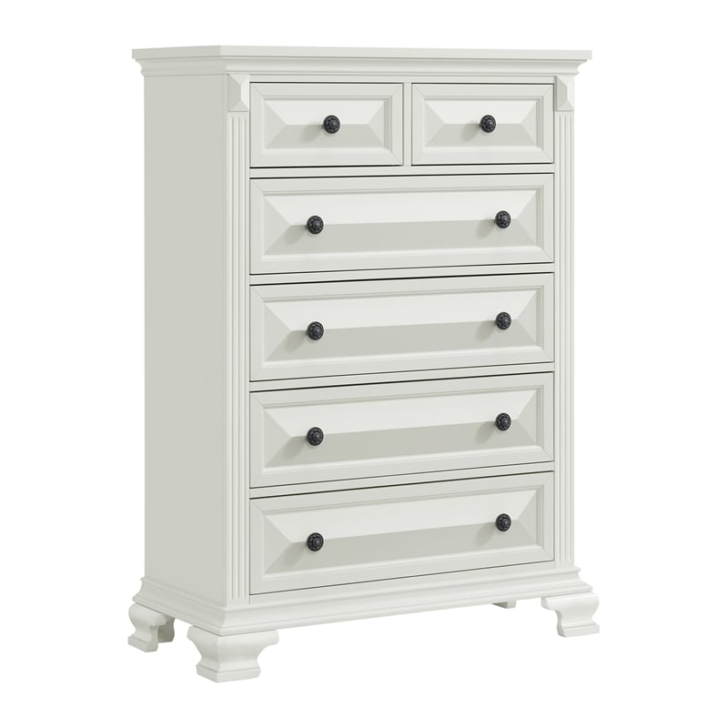 Picket House Furnishings Sumner Queen Panel 3PC Bedroom Set in Antique White