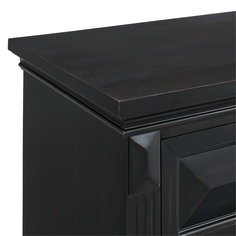 Picket House Furnishings Sumner Queen Panel 3PC Bedroom Set in Black