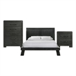 Picket House Furnishings Kenn Full Panel 3PC Bedroom Set in Black
