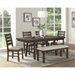 Picket House Furnishings Dex 6PC Dining Set in Cherry
