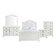 Picket House Furnishings Conaughey  Full Panel 5PC Bedroom Set in White