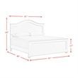 Picket House Furnishings Conaughey  King Panel 5PC Bedroom Set in White