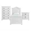 Picket House Furnishings Conaughey  Twin Panel 3PC Bedroom Set in White