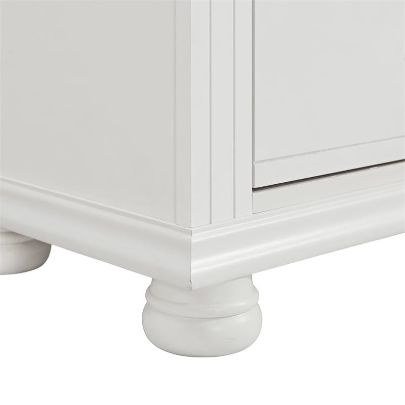 Picket House Furnishings Conaughey Twin Panel 5PC Bedroom Set in White