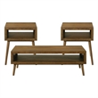 Picket House Furnishings Monica Three Pack Occasional Set in Brown