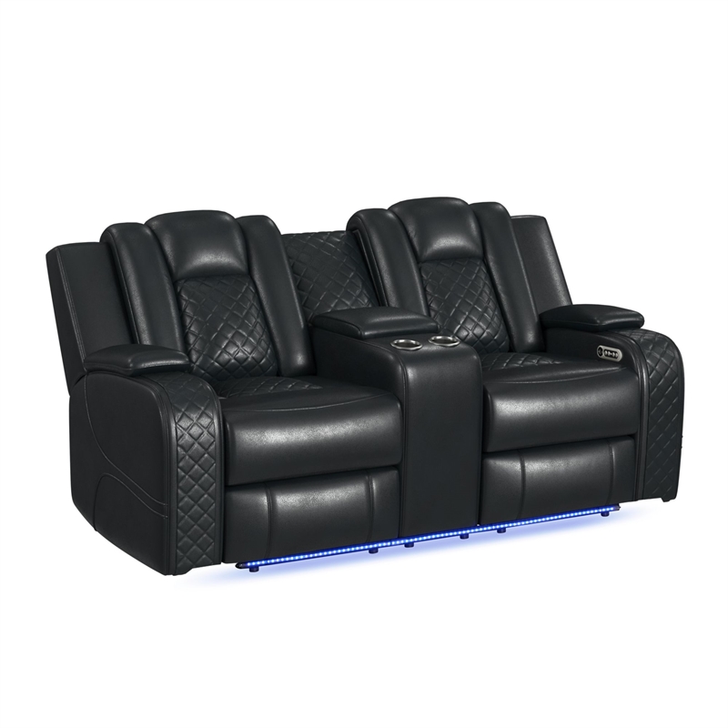 Picket House Furnishings Amias  3PC Living Room Set in Pebble Black