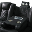 Picket House Furnishings Amias  3PC Living Room Set in Pebble Black
