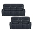 Picket House Furnishings Florin  2PC Living Room Set in Pebble Navy