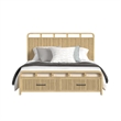 Picket House Furnishings Woodridge King Storage Bed in Natural