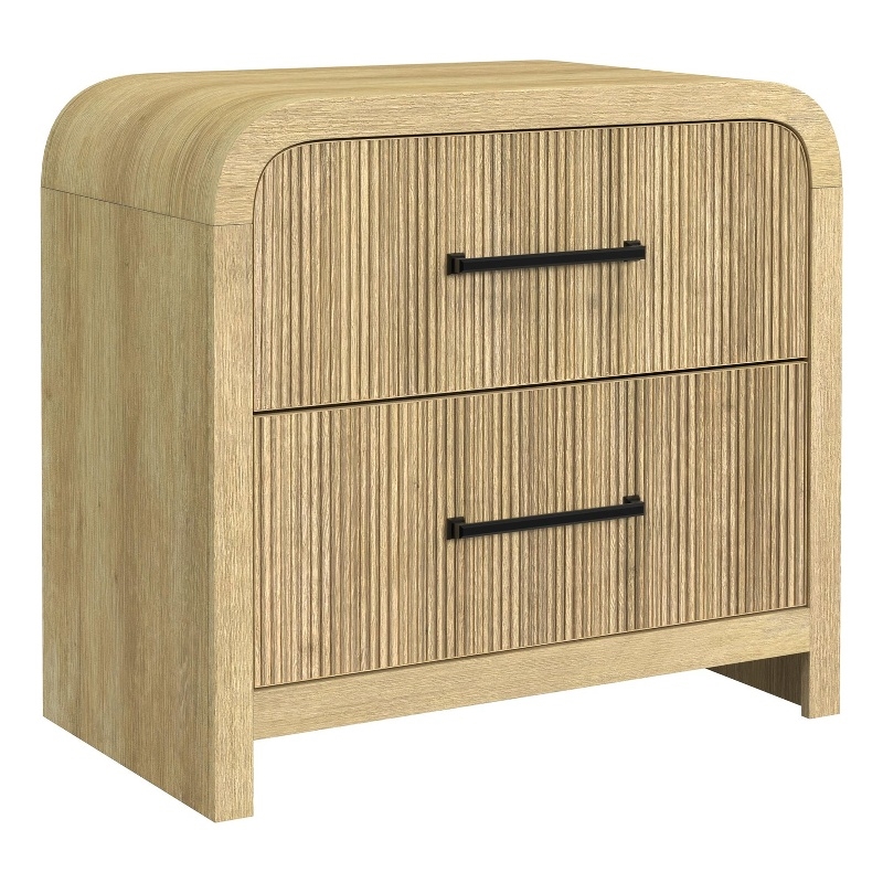 Picket House Furnishings Woodridge 2-Drawer Nightstand with USB in Natural