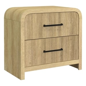 Picket House Furnishings Woodridge 2-Drawer Nightstand with USB in Natural