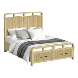 Picket House Furnishings Woodridge Queen Storage Bed in Natural
