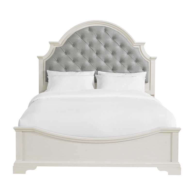 Picket House Furnishings Ulysses Youth Queen UPH Bed in White
