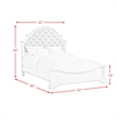 Picket House Furnishings Ulysses Youth Queen UPH Bed in White