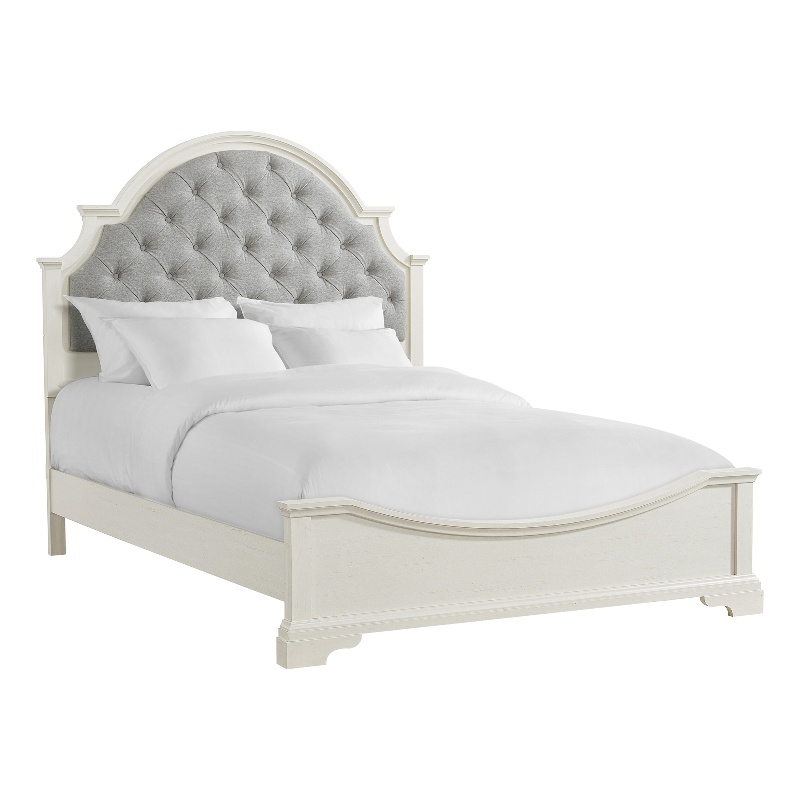 Picket House Furnishings Ulysses Youth Queen UPH Bed in White