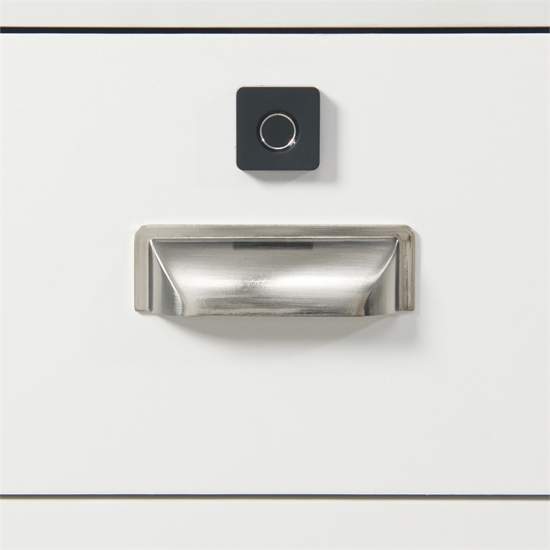 Picket House Furnishings Azura Nightstand with Electronic Features in White