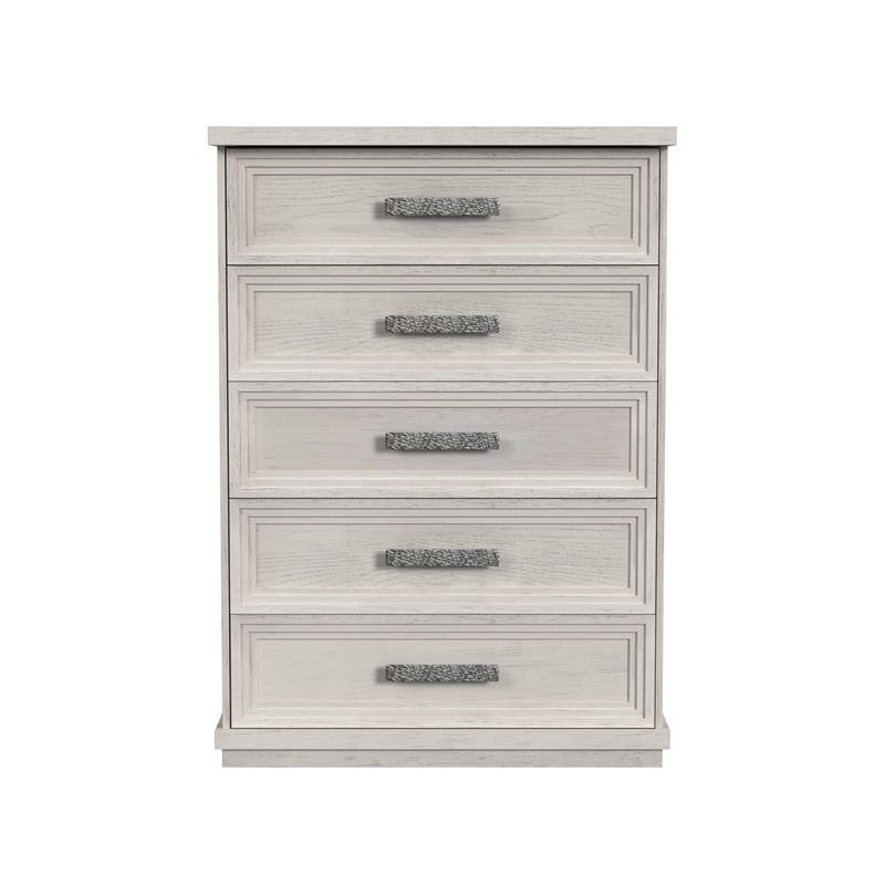 Picket House Furnishings Rhiannon 5-Drawer Chest in Antique White