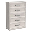Picket House Furnishings Rhiannon 5-Drawer Chest in Antique White