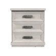 Picket House Furnishings Rhiannon 3-Drawer Nightstand with USB in Antique White