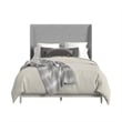 Picket House Furnishings Clare Full UPH Bed with Grey Fabric in Almond
