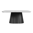 Picket House Furnishings Yuri Coffee Table in White and Black