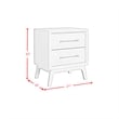 Picket House Furnishings Clare 2-Drawer Nightstand in Almond