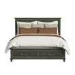 Picket House Furnishings Henrik King Storage Bed in Gray
