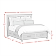 Picket House Furnishings Henrik King Storage Bed in Gray