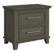 Picket House Furnishings Henrik 2-Drawer Nightstand with USB in Grey