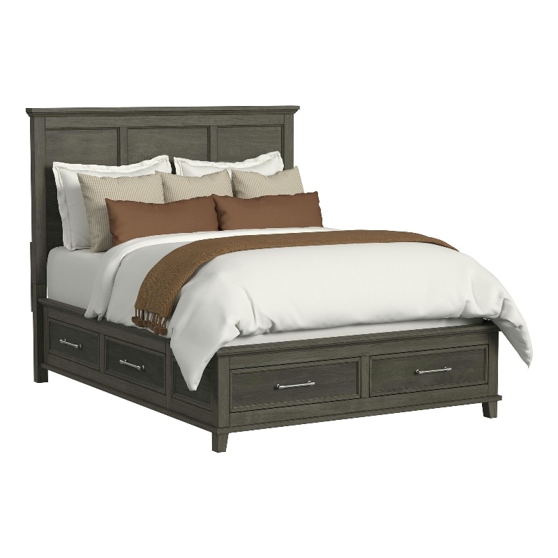 Picket House Furnishings Henrik Queen Storage Bed in Gray