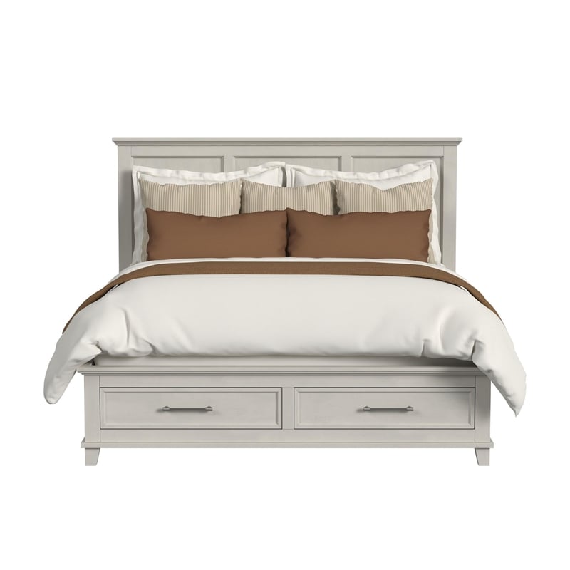 Picket House Furnishings Henrik King Storage Bed in Ivory