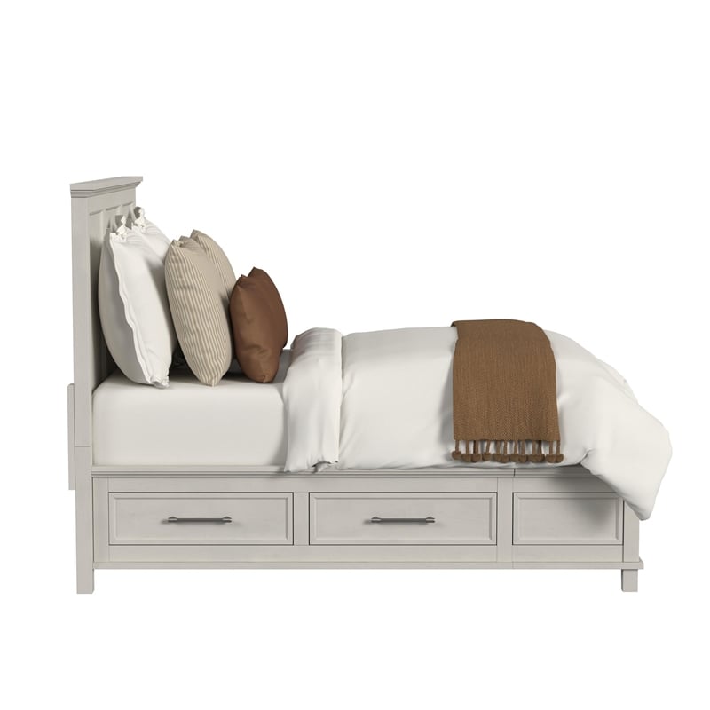 Picket House Furnishings Henrik Queen Storage Bed in Ivory