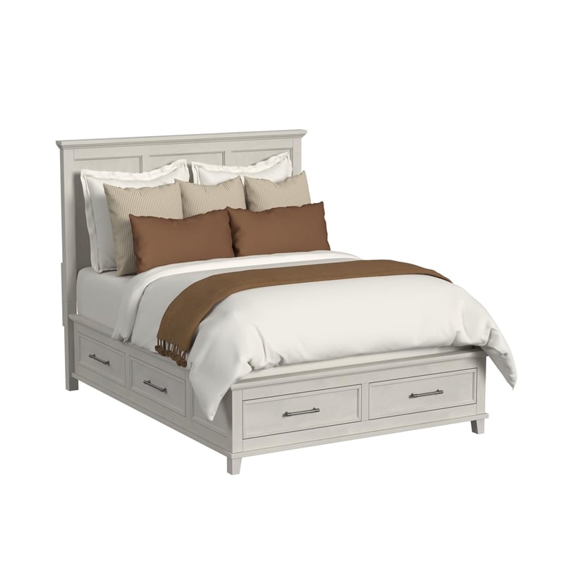 Picket House Furnishings Henrik Queen Storage Bed in Ivory