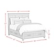 Picket House Furnishings Henrik Queen Storage Bed in Ivory