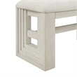 Picket House Furnishings Rhiannon Dining Bench in Antique White