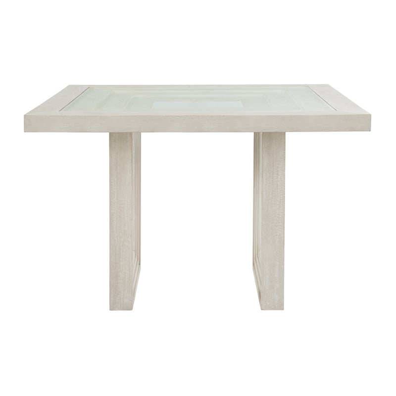 Picket House Furnishings Rhiannon Square Counter Table in Antique White