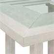 Picket House Furnishings Rhiannon Square Counter Table in Antique White