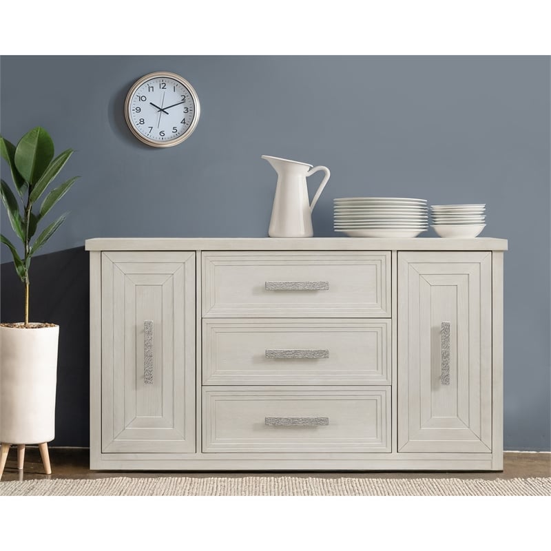 Picket House Furnishings Rhiannon Server in Antique White