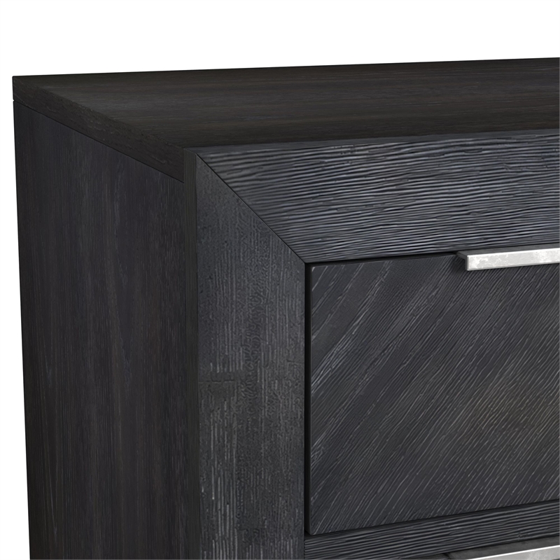 Picket House Furnishings Pinnacle Server in Charcoal