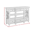 Picket House Furnishings Stark Buffet Table & Sideboard in Cherry