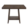 Picket House Furnishings Hester Square Counter Table with Lazy Susan in Brown