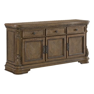 Picket House Furnishings Denali Buffet Table & Sideboard in Walnut