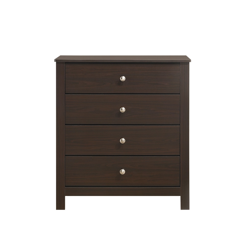 Picket House Furnishings Santino 4-Drawer Chest in Espresso