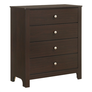 Picket House Furnishings Santino 4-Drawer Chest in Espresso