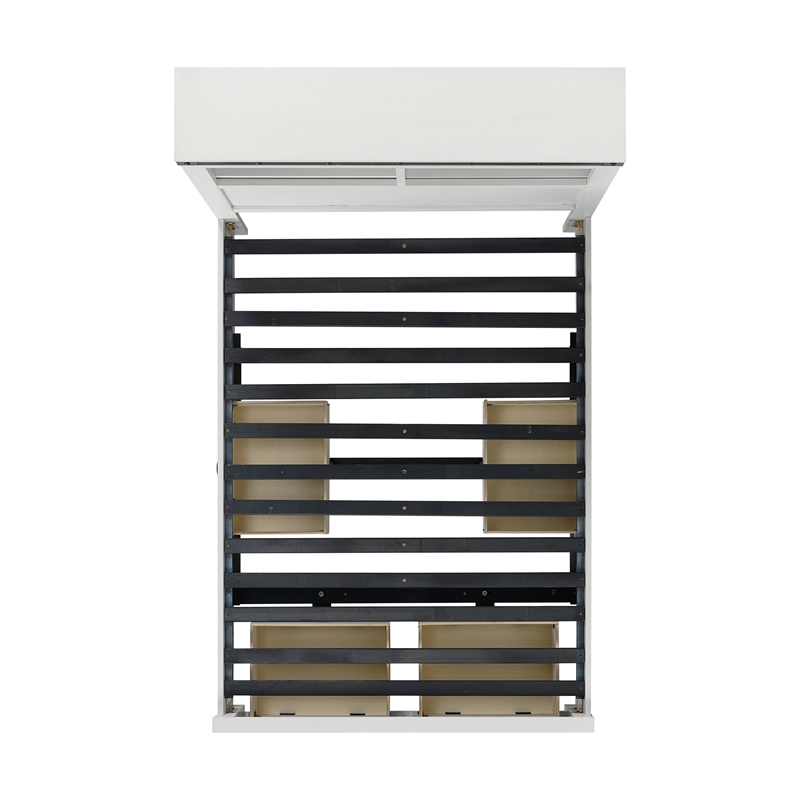 Picket House Furnishings Montauk Youth Full Platform Storage Bed in White