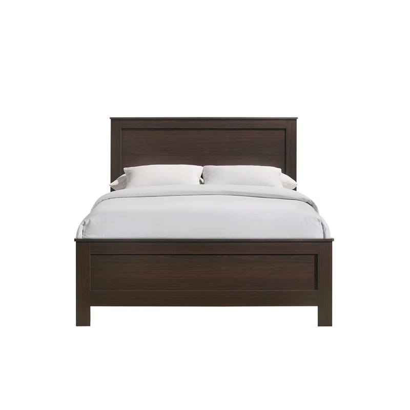 Picket House Furnishings Santino Full Panel Bed in Espresso
