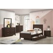 Picket House Furnishings Santino Twin Panel Bed in Espresso