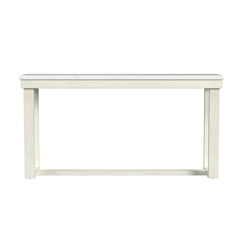 Picket House Furnishings Jocelyn Sofa Table in Brushed White
